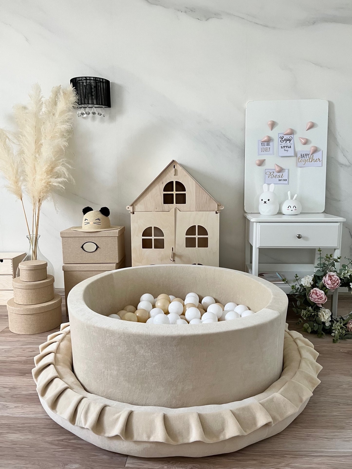 Luxe Velvet Padded Playmat