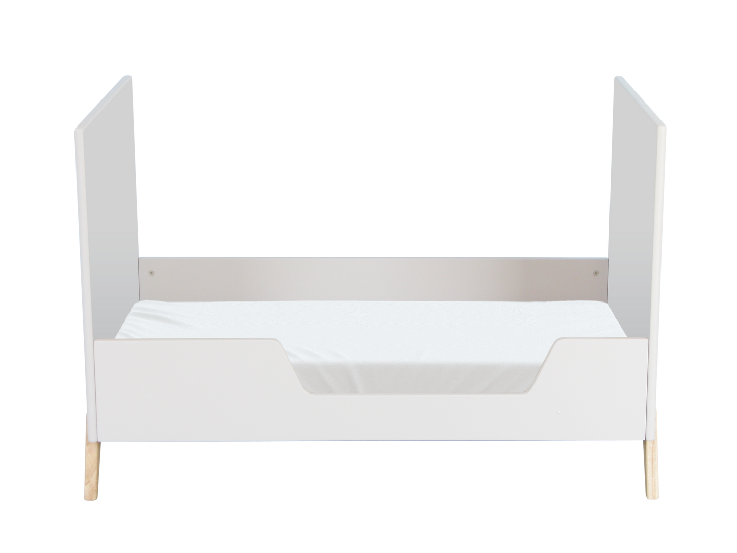 Theo Bebe Marélie Evolutive Cot Bed- Snow