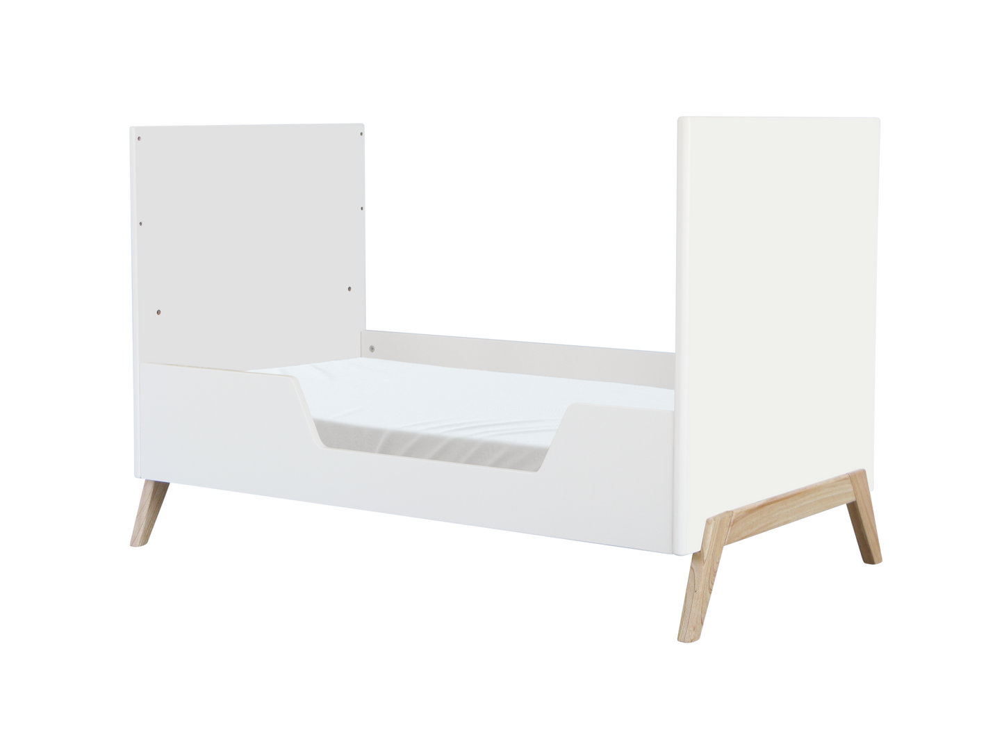 Theo Bebe Marélie Evolutive Cot Bed- Snow