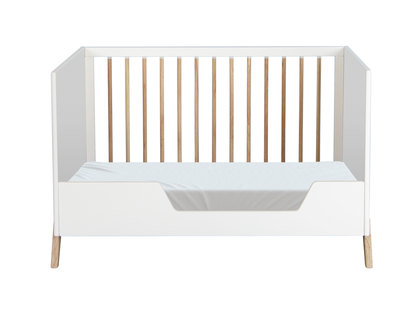 Theo Bebe Marélie Evolutive Cot Bed- Snow