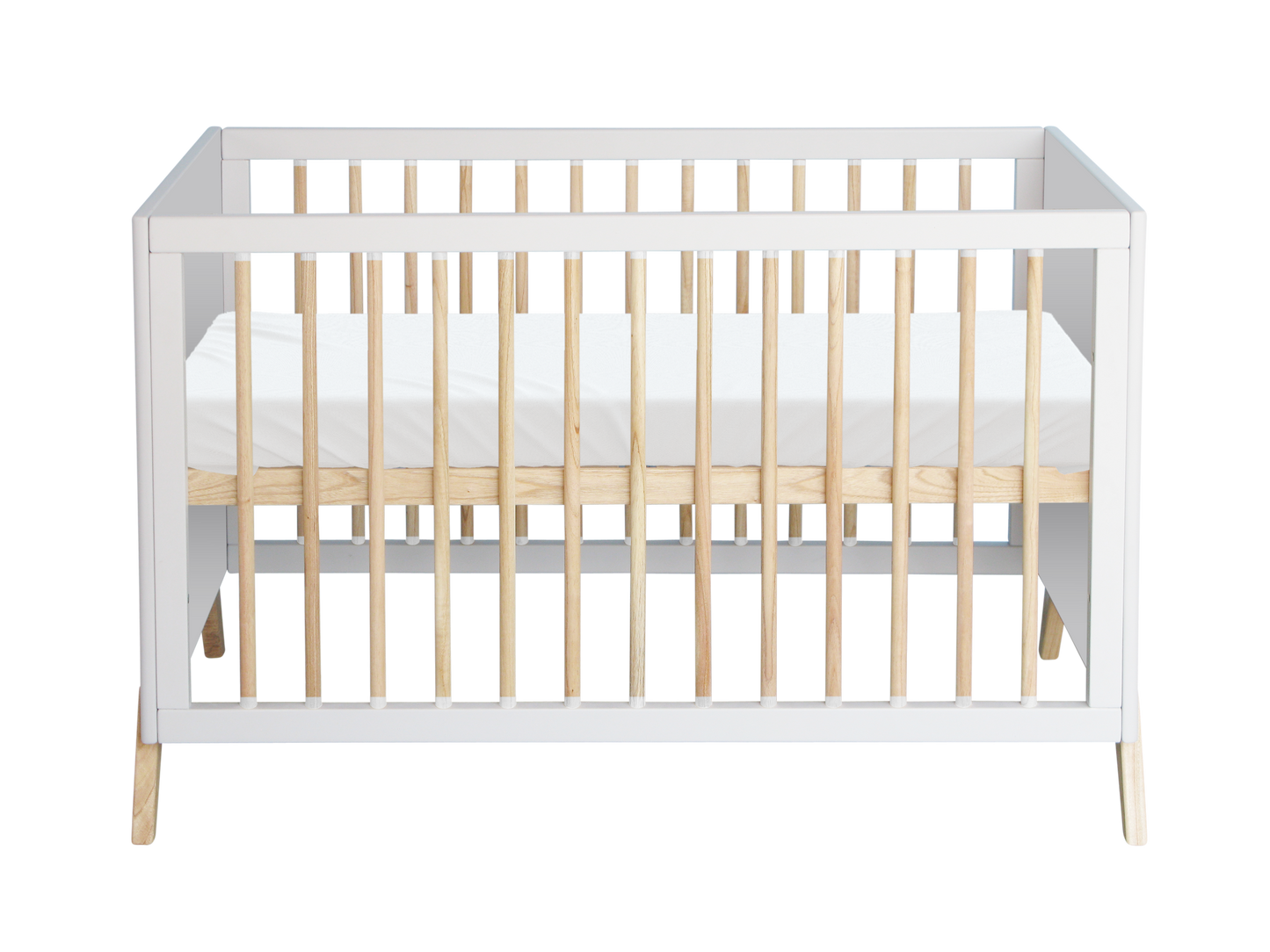 Theo Bebe Marélie Evolutive Cot Bed- Snow