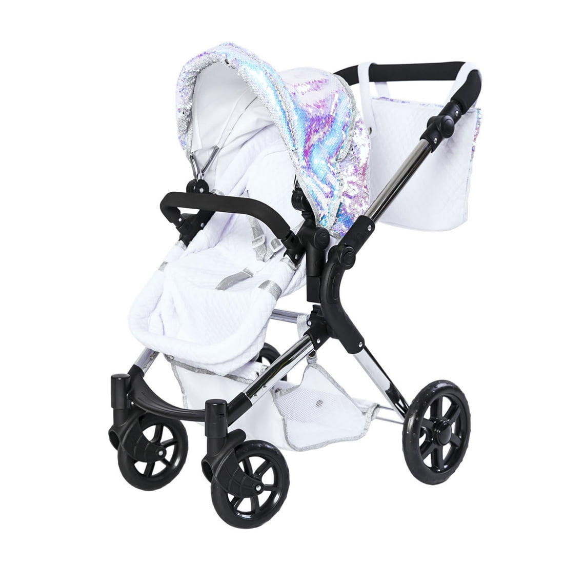Roma Polly Amy Childs Single Dolls Pram - Mermaid