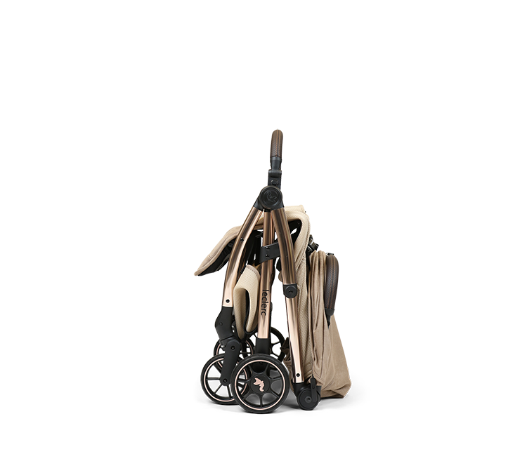 Leclerc Baby Hexagon Stroller-Champaign