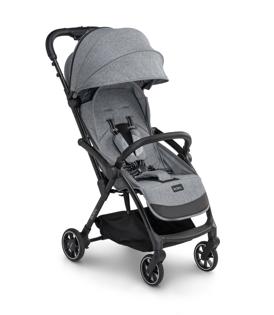 Leclerc Baby Influencer Stroller-Grey Melange