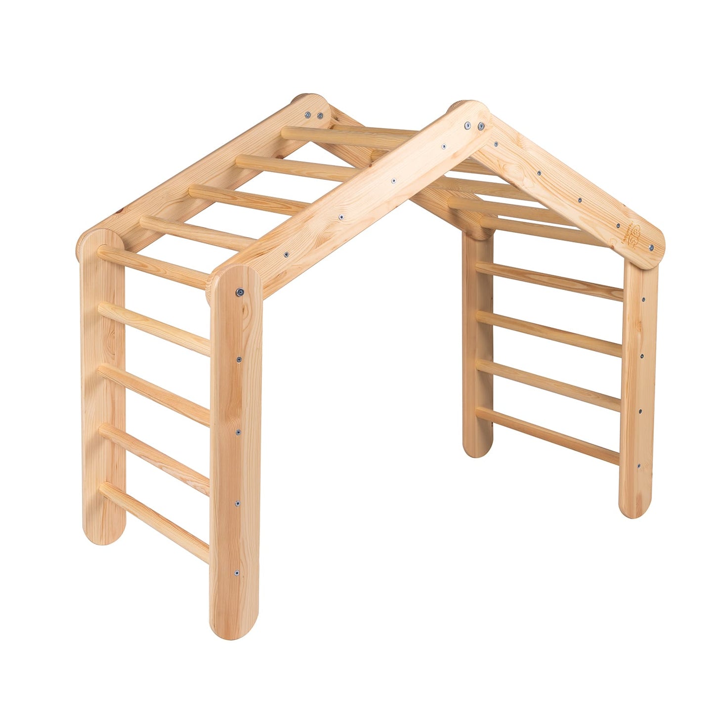 Climbing Ladder Large House-Grey/Blue Linen Tent