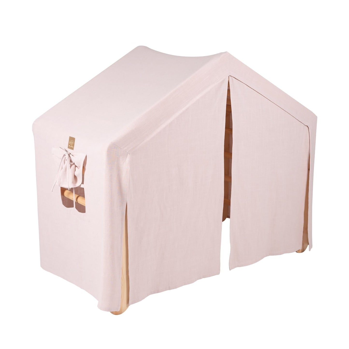 Climbing Ladder Large House-Pink Linen Tent