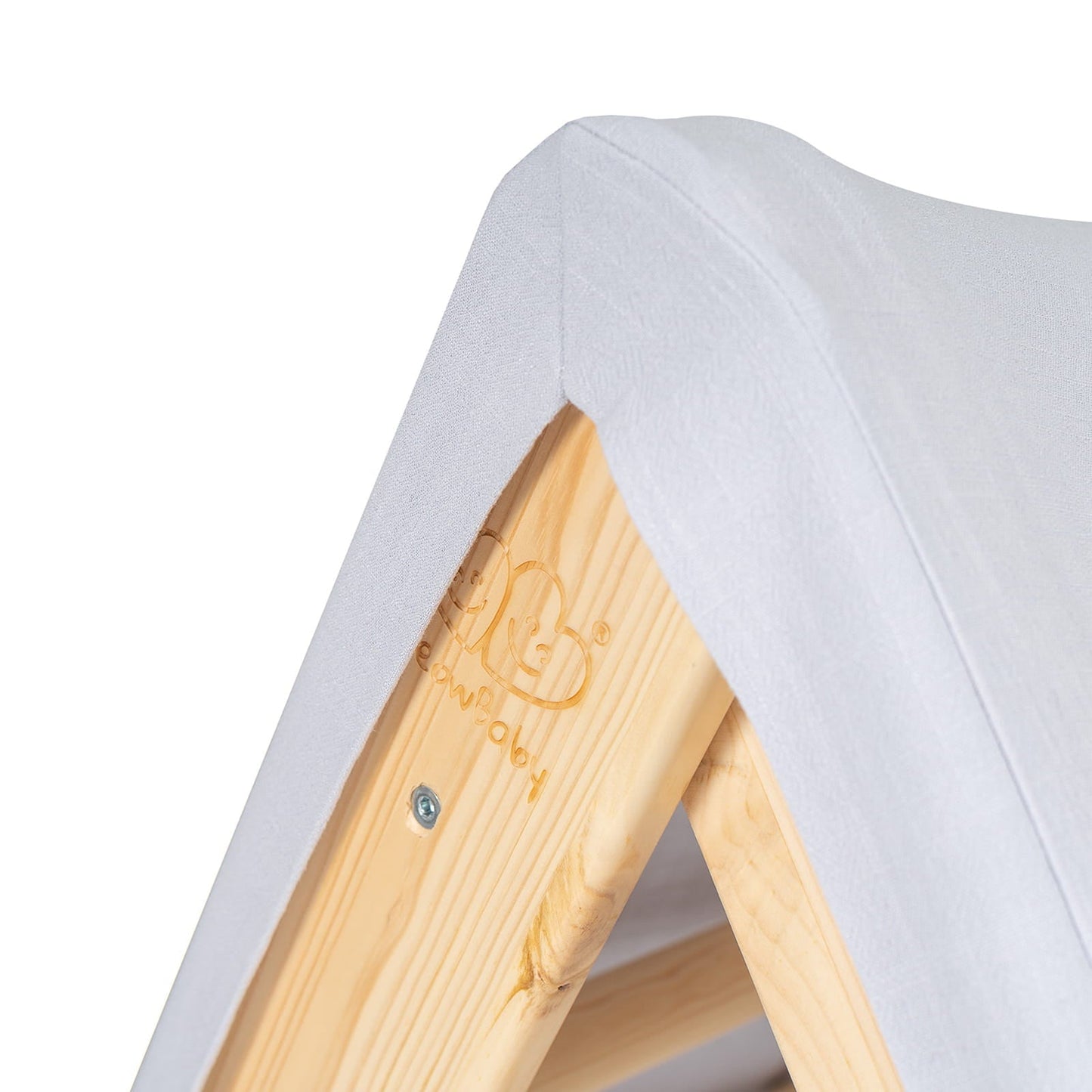 Climbing Ladder Small House-Grey/Blue Linen Tent