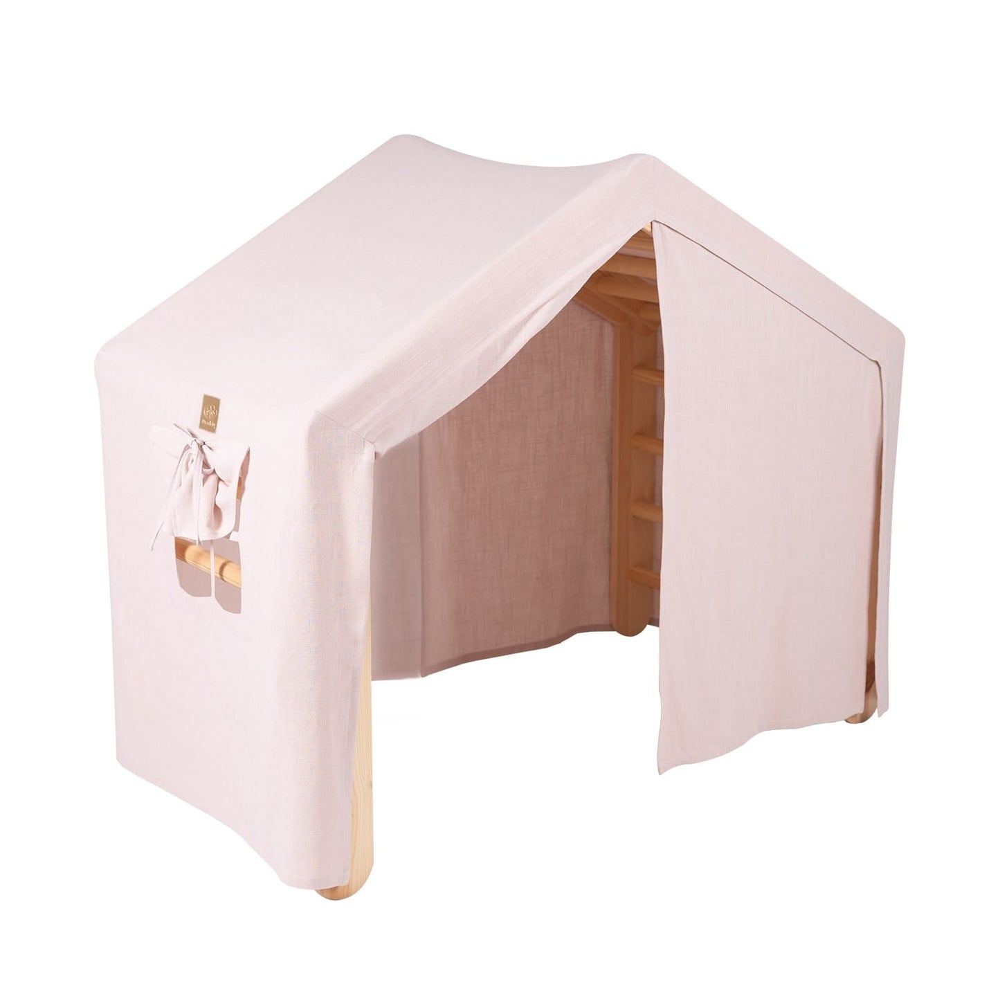 Climbing Ladder Large House-Pink Linen Tent