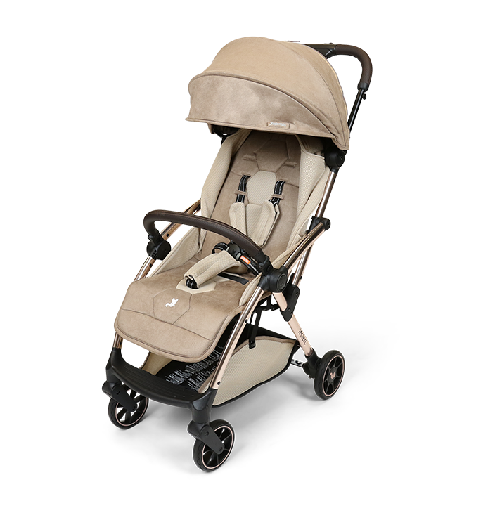 Leclerc Baby Hexagon Stroller-Champaign