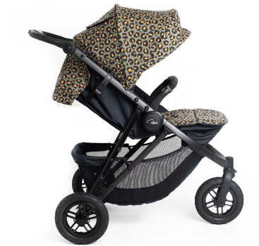 Roma Atlas 3 Wheel Pram-Khaki Leopard