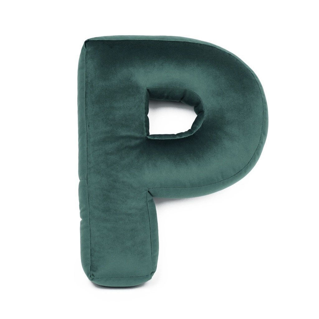 Betty’s Home Velvet Letter Cushion in P