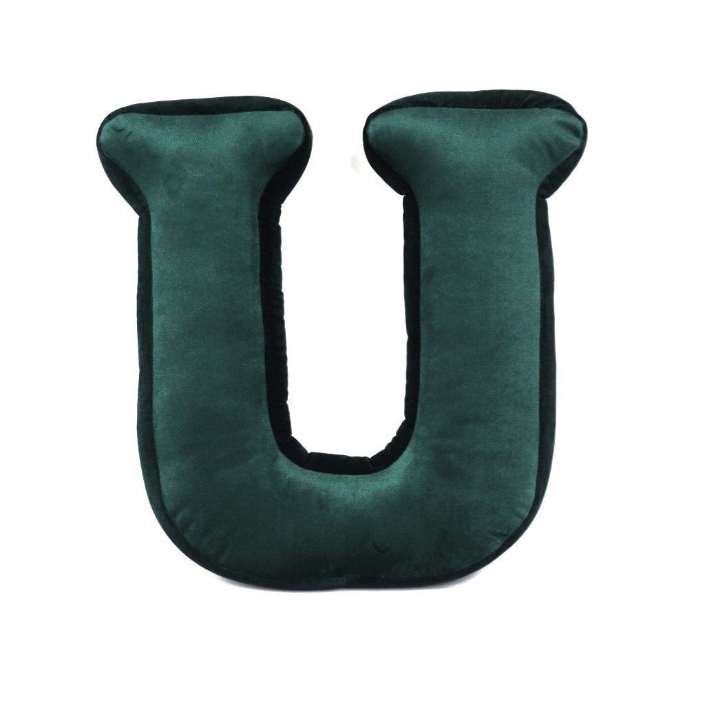 Betty’s Home Velvet Letter Cushion in U