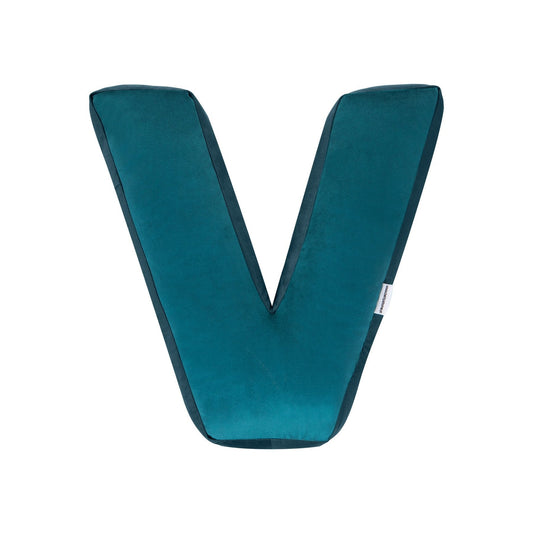 Betty’s Home Velvet Letter Cushion in V