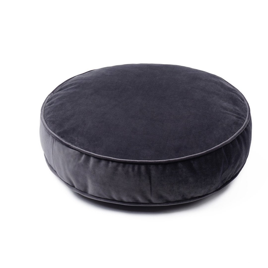 Small Velvet Pouf