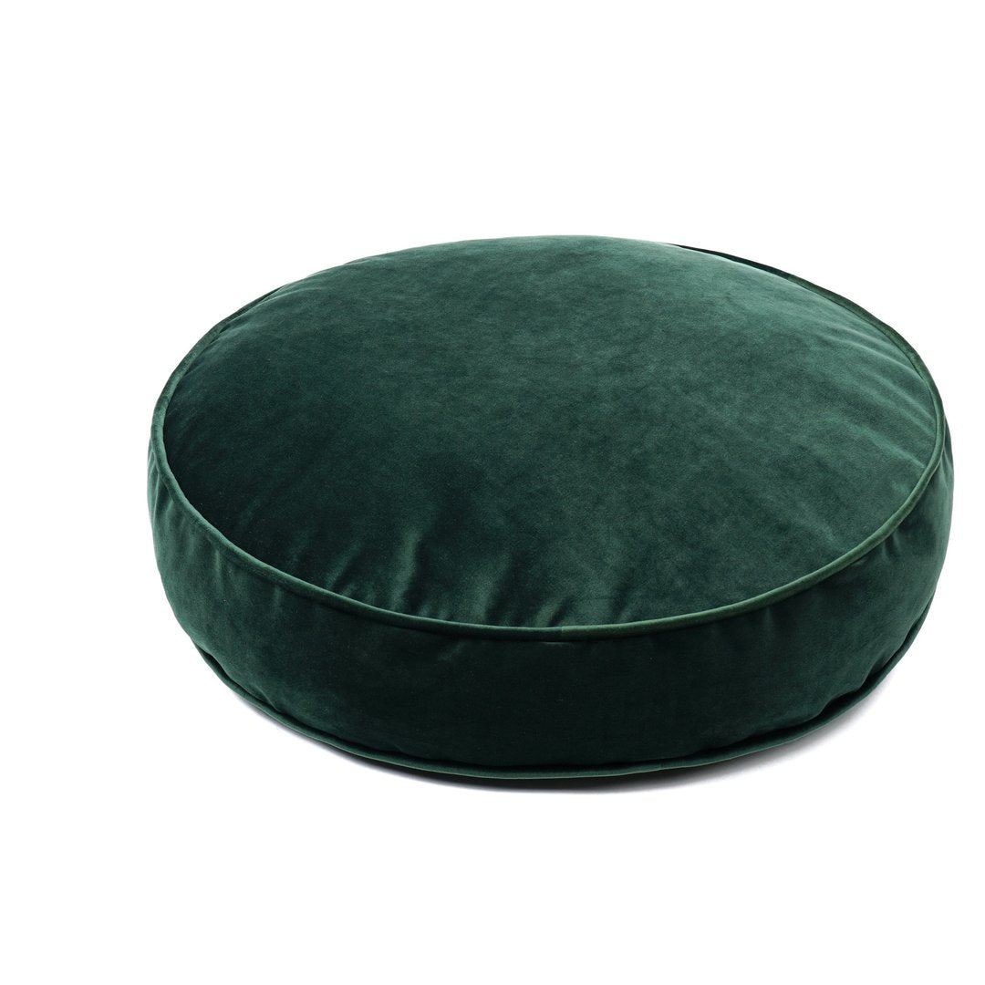 Small Velvet Pouf